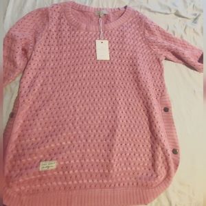 Brand new Small Simply Southern pink sweater